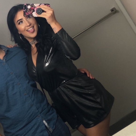 TOPSHOP Metallic Romper - Picture 3 of 3